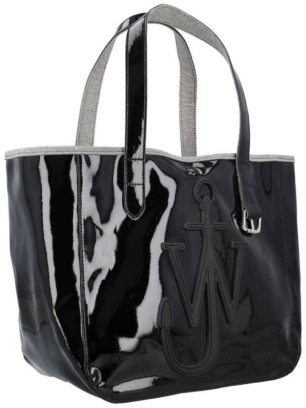 Coated Denim Belt Tote Bag Black - JW ANDERSON - BALAAN 3