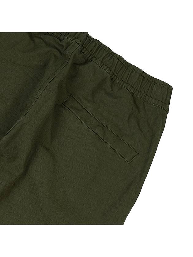 Wappen Logo Cotton Cargo Pants Olive Green - STONE ISLAND - BALAAN 10