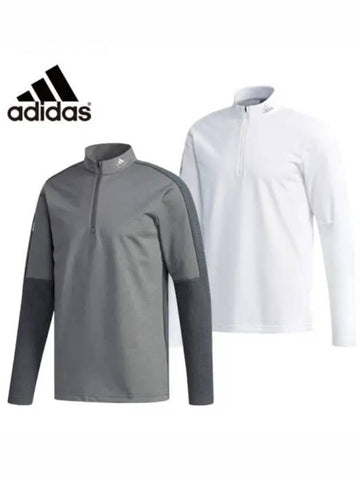 Half zip polo t shirt men s long sleeve DM1395 Domestic product GQG022081776711 - ADIDAS GOLF - BALAAN 1