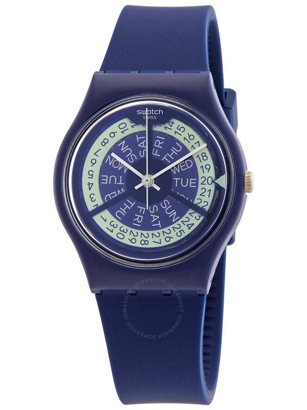 Swatch Monthly Drops Quartz Blue Dial Unisex Watch GN727 - SWATCH - BALAAN 1