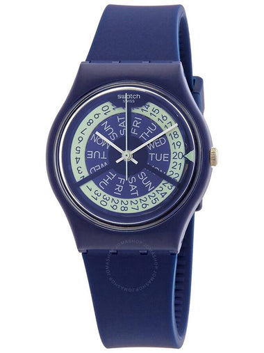 Swatch Monthly Drops Quartz Blue Dial Unisex Watch GN727 - SWATCH - BALAAN 1