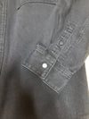 Logo Cotton Denim Jacket Black - SOLID HOMME - BALAAN 7