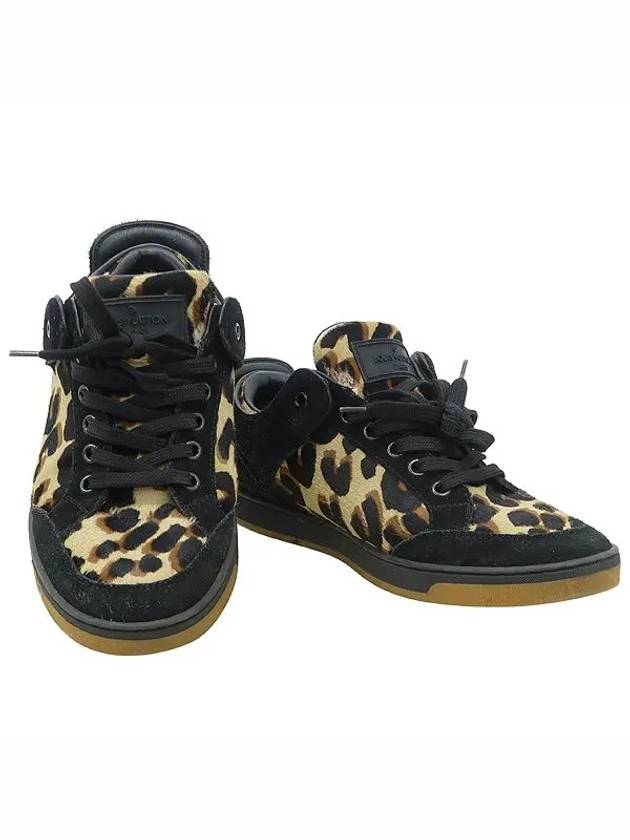 Smith Market Leopard Sneakers Women s Shoes - LOUIS VUITTON - BALAAN 1