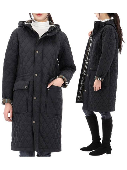 Appliquéd B Shield Quilted Parka Black - BURBERRY - BALAAN 2