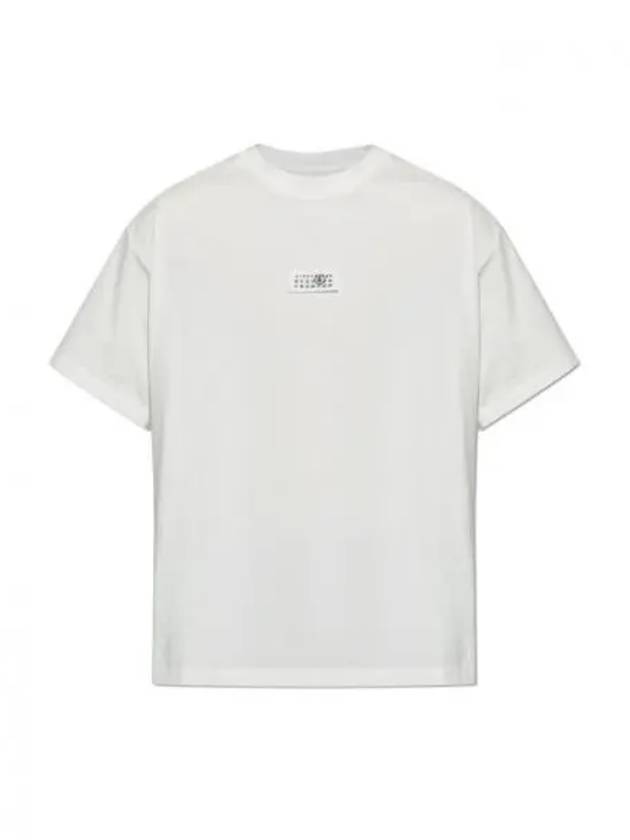 Logo Crew Neck Short Sleeve T-Shirt White - MAISON MARGIELA - BALAAN 2