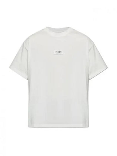 Logo Crew Neck Short Sleeve T-Shirt White - MAISON MARGIELA - BALAAN 2