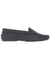 Gommino Suede Driving Shoes Dark Grey - TOD'S - BALAAN 3