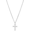 Insigne Constella Cross Rhodium Necklace Silver - SWAROVSKI - BALAAN 2