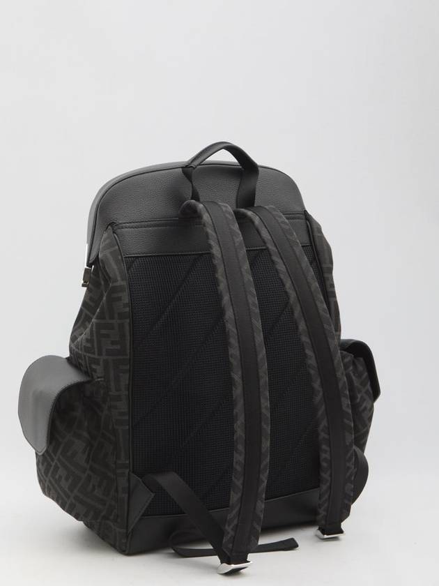 Drive FF Logo Backpack Black - FENDI - BALAAN 3