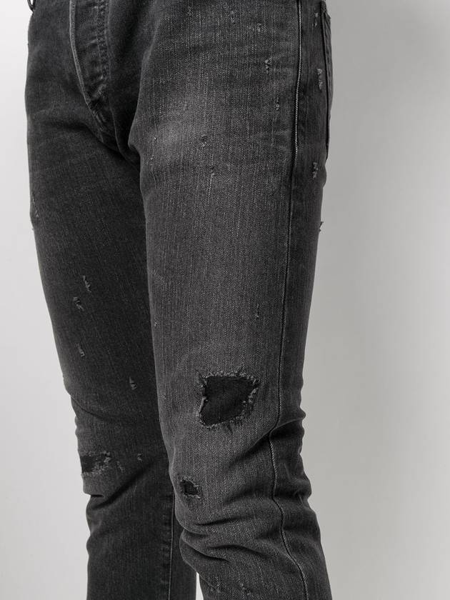 Distressed finish denim jeans VH1MG00 - BALMAIN - BALAAN 5