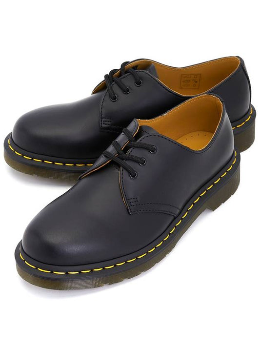 1461 Smooth 3 Hole Leather Loafers Black - DR. MARTENS - BALAAN 2