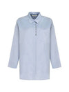 Sylvie Long Sleeve Shirt Blue - MAX MARA - BALAAN 2