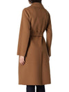 Pauli Belted Virgin Wool Coat Camel 90160329 072 - S MAX MARA - BALAAN 6