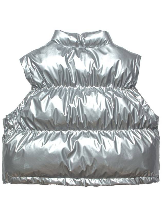 Reversible Padded Vest Silver - DON’T ASK MY PLAN - BALAAN 3