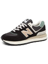 574 Legacy Low Top Sneakers Black - NEW BALANCE - BALAAN 7