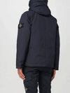 Logo David TC Down Hooded Jacket Navy - STONE ISLAND - BALAAN 4