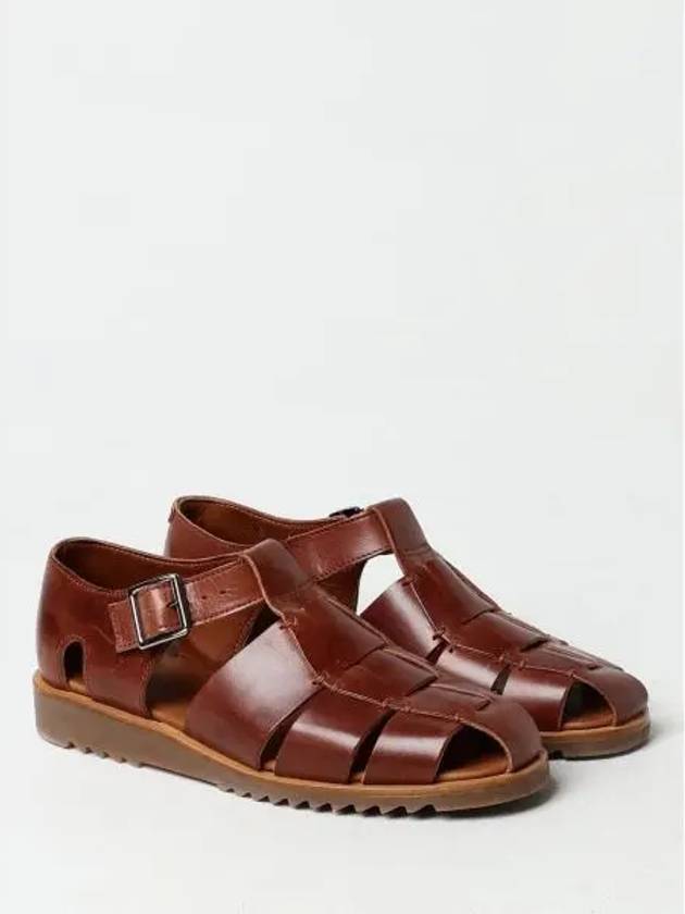 Pacific Buckle Gladiator Sandals Brown - PARABOOT - BALAAN 2