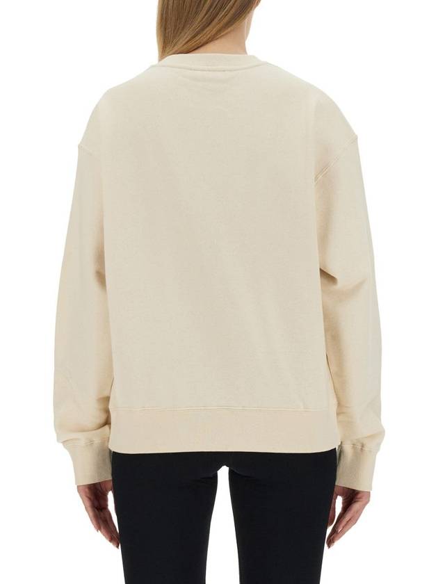 Logo Patch Sweatshirt Beige - JIL SANDER - BALAAN 4