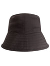 Zita Fisherman Bucket Hat Charcoal - LORO PIANA - BALAAN 5