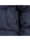 Garment Dyed Crinkle Reps Down Padding Navy - STONE ISLAND - BALAAN 9