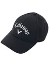 Women's Side Crest Structured Ball Cap Black - CALLAWAY GOLF - BALAAN 2