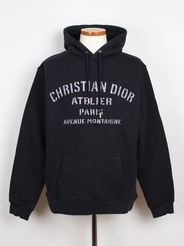 Atelier Logo Hoodie Black M 100 - DIOR - BALAAN 1