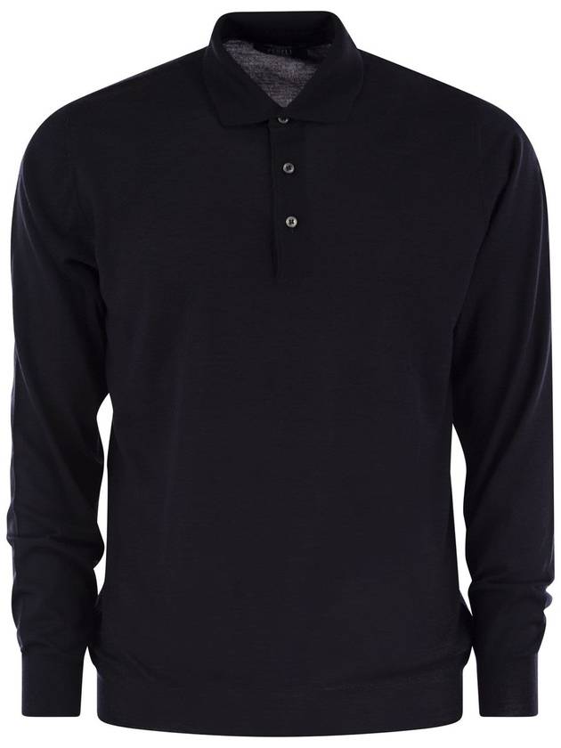 Virgin wool polo shirt - FEDELI - BALAAN 1