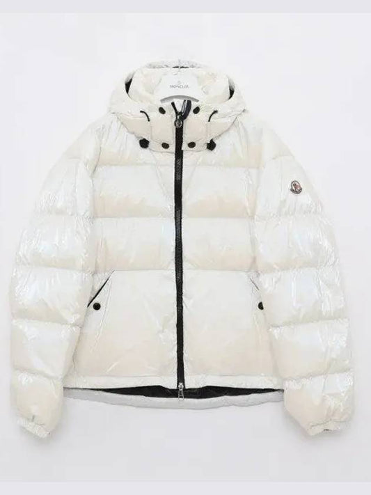 MOSELOTTE patch logo hooded padded women s jacket 1A00003 53A3H 034 1043938 - MONCLER - BALAAN 1