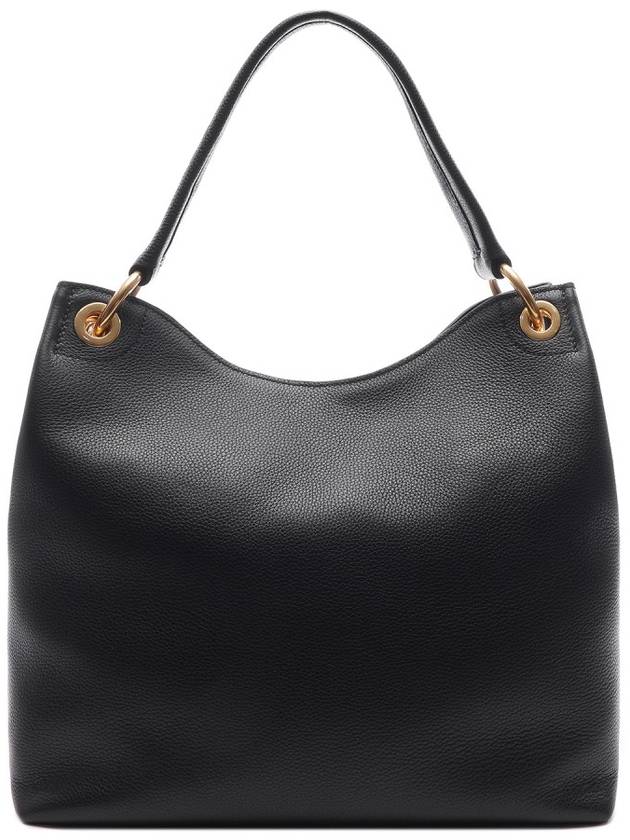 Vitello Phoenix Hobo Bag Black - PRADA - BALAAN 5