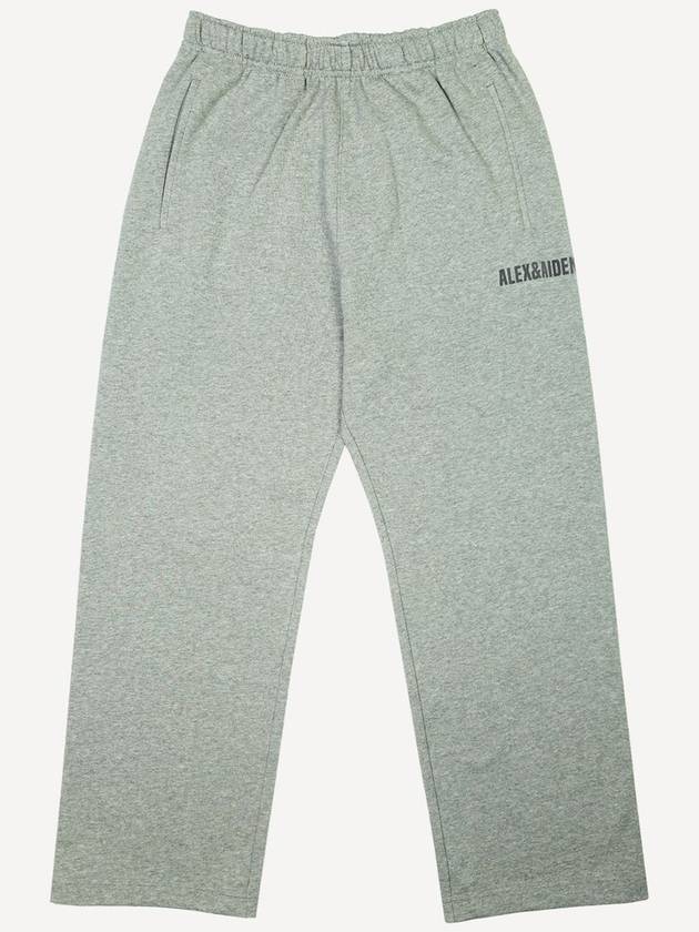 Two way sweatpants melange gray - ALEX&AIDEN - BALAAN 1