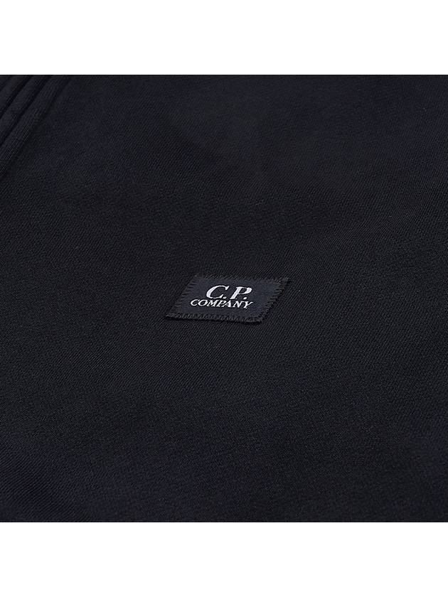 Logo Cotton High Neck Zip-Up Jacket Black - CP COMPANY - BALAAN 9