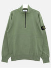 Soft Cotton Knit Top Green - STONE ISLAND - BALAAN 3