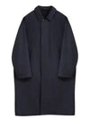 WR Cotton Twill Oversized Coat Jet Black - LEMAIRE - BALAAN 2