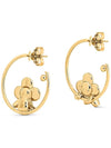 Vivienne Gymnast Earrings Gold - LOUIS VUITTON - BALAAN 3