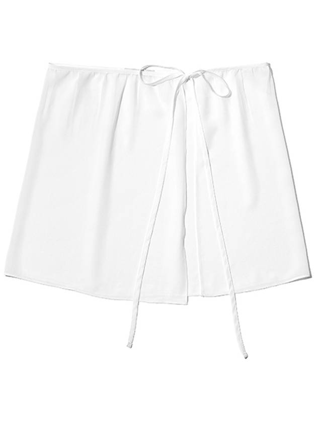 Layered Warp Mini Skirt White - LESEIZIEME - BALAAN 8