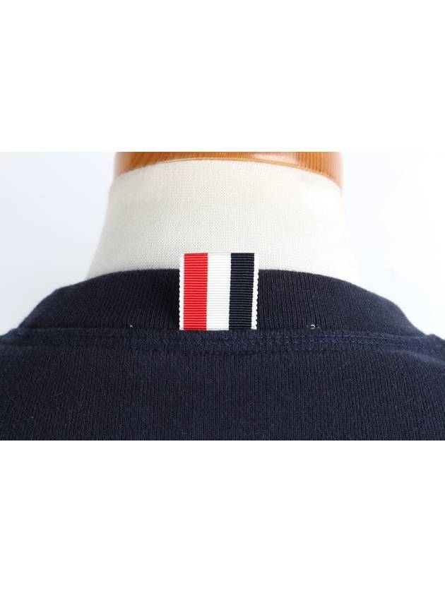 Diagonal armband sweatshirt navy 3 100 - THOM BROWNE - BALAAN 6