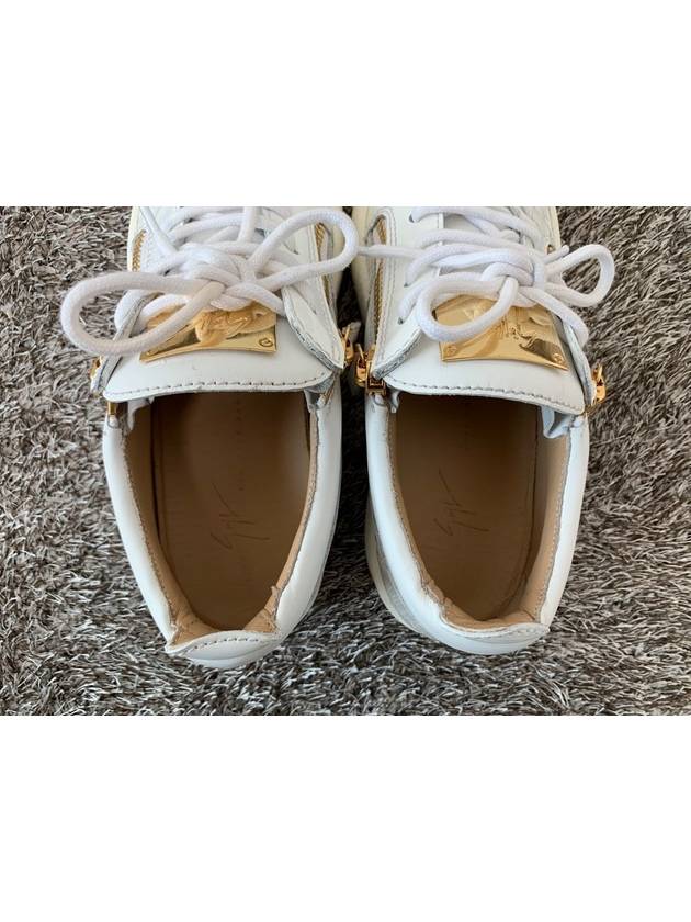 May London Gold White Women s Sneakers 37 5 245 - GIUSEPPE ZANOTTI - BALAAN 9