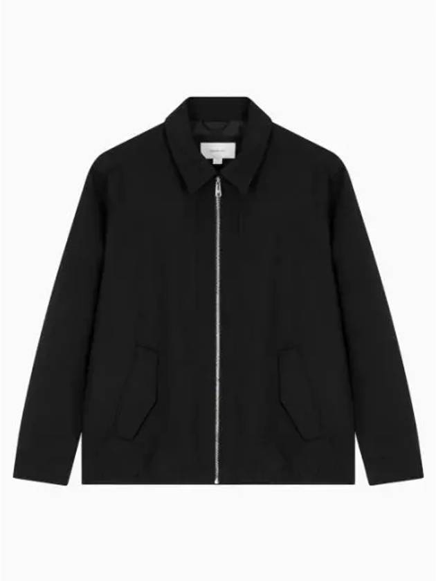 Jeans Tech Twill Shirt Zip-Up Jacket Black - CALVIN KLEIN - BALAAN 2