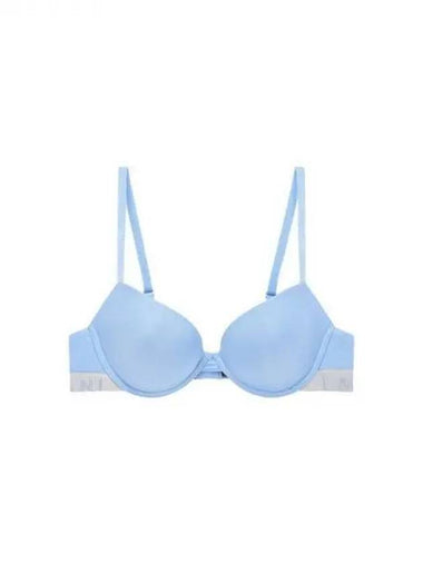 UNDERWEAR Women s Logo Banding Micro Push up Bra Sky Blue 270217 - EMPORIO ARMANI - BALAAN 1