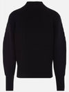 Ferragamo ribbed wool men s pullover sweater knit black 122071 002 - SALVATORE FERRAGAMO - BALAAN 2