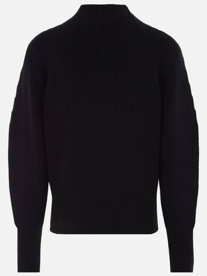 Ferragamo ribbed wool men s pullover sweater knit black 122071 002 - SALVATORE FERRAGAMO - BALAAN 2