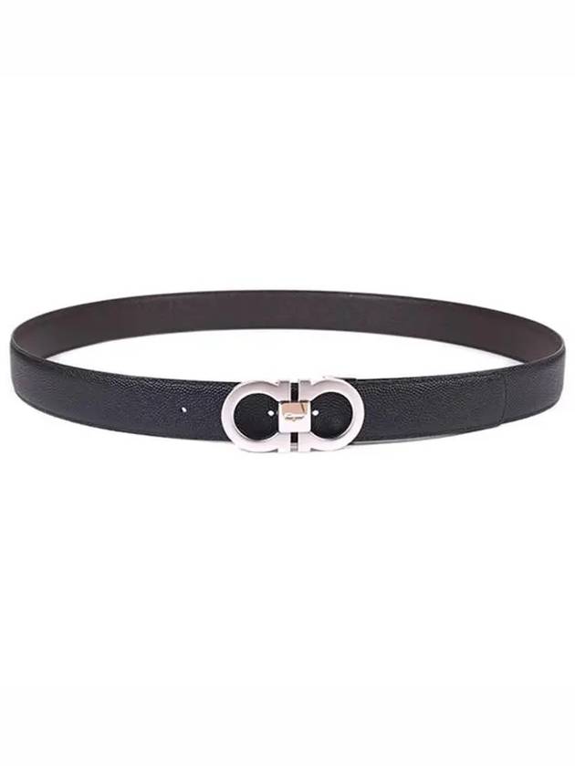 Adjustable Gancini Belt Set - SALVATORE FERRAGAMO - BALAAN 4