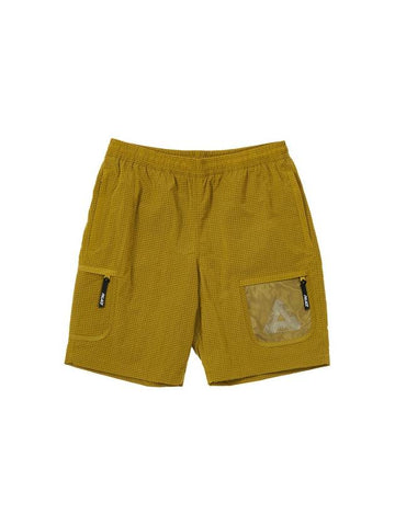 Cripstop Grid Shorts Yellow - PALACE - BALAAN 1