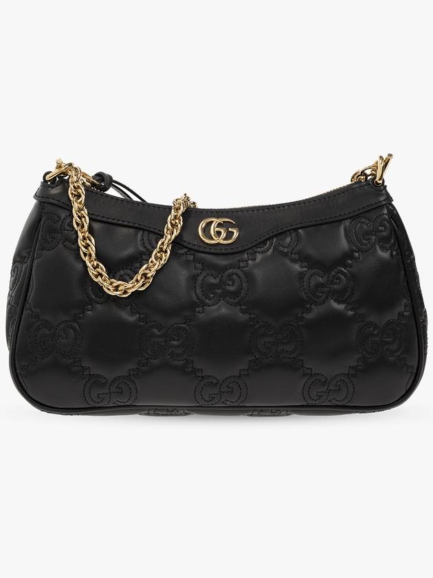 Women's GG Matelasse Leather Cross Bag Black - GUCCI - BALAAN 2