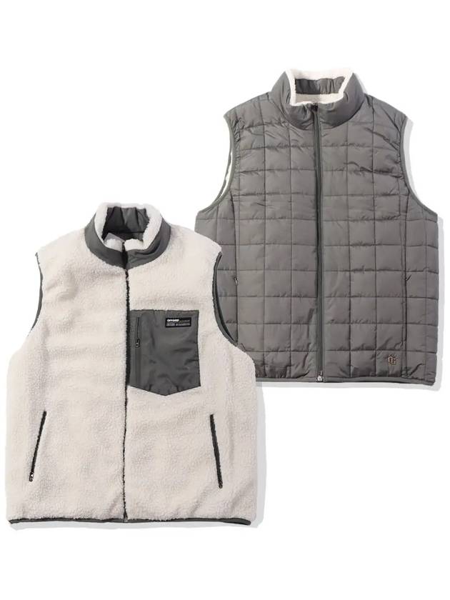 Reversible Sherpa Vest Khaki - OFFGRID - BALAAN 3