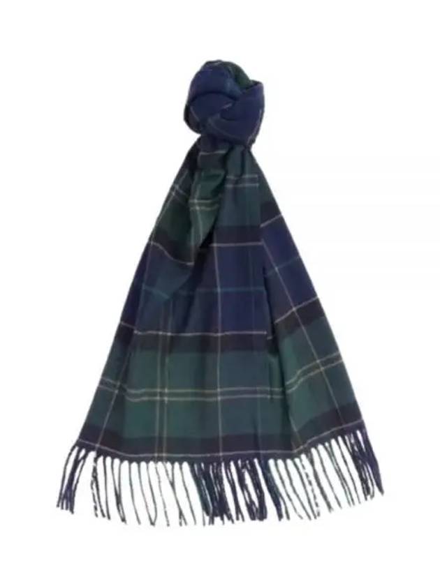 Galingale Tartan Scarf Green - BARBOUR - BALAAN 2