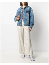 Stitched Denim Jacket Light Blue - MAISON MARGIELA - BALAAN 3