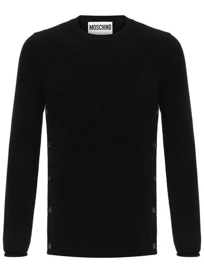 Ribbed knit virgin wool sweater A09177002 - MOSCHINO - BALAAN 2