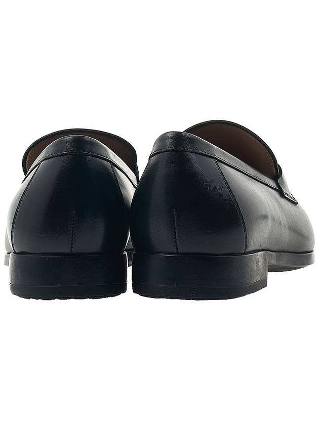 Ferragamo Men's Gancini Ornament Moccasins REE NERO 0735236 - SALVATORE FERRAGAMO - BALAAN 4