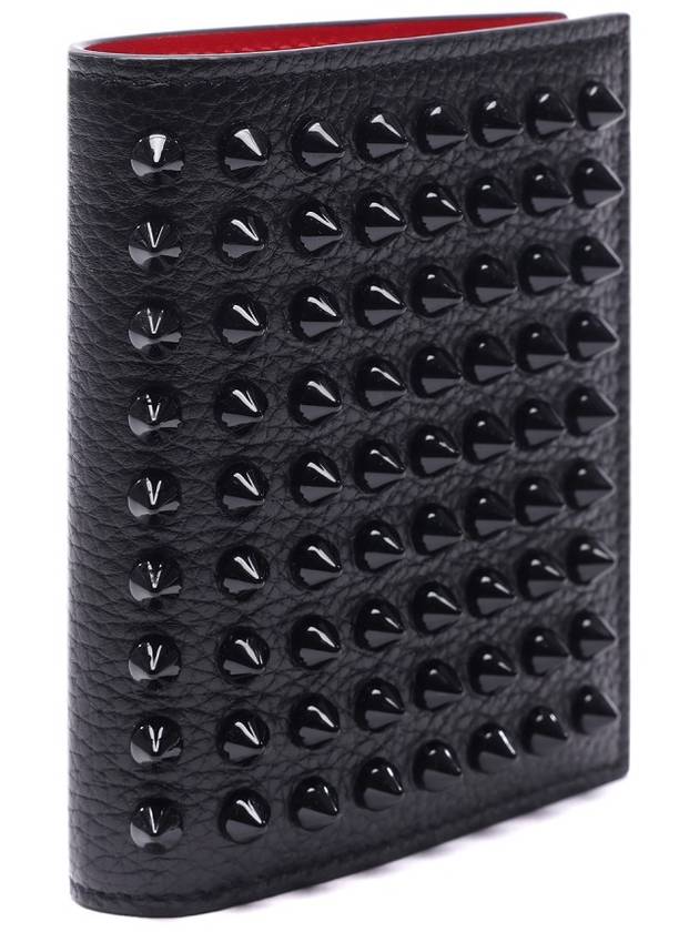 Pharos Spike Half-Wallet Black - CHRISTIAN LOUBOUTIN - BALAAN 4